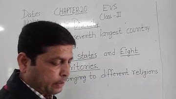 Class III EVS 11- 12- 2020 by Mr Rupesh Chapter 20