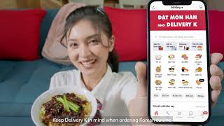 Are you hungry? Don't hesitate to order from Delivery K right now~
