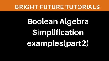 Boolean algebra simplification example #2