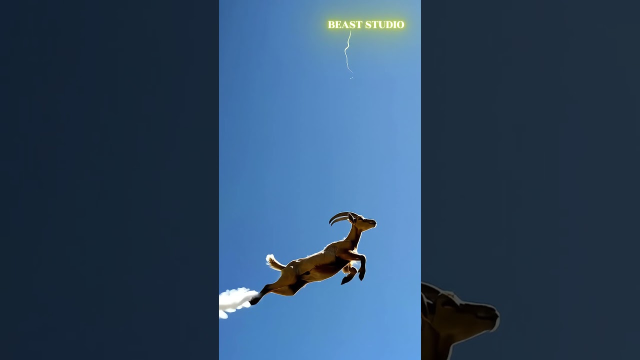 Dam-Climbing Goat Defies Gravity: The Miraculous Ascent to the Sky! 🐐🏞️🌤️