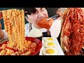 ENG SUB ASMR MUKBANG KOREAN HOME FOOD Spicy Ramen Egg White Rice Kimchi SPAM EATING SOUND 