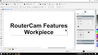 Celebrity CorelDraw RouterCAM Workpiece Feature for the Plugin (Part 1), Step by Step Video Tutorial Wealth