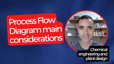 PROCESS FLOW DIAGRAM MAIN CONSIDERATION | CHEMICAL PROCESS ENGINEERING AND PLANT DESIGN