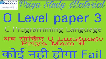 #olevel#clanguage#module(M3-R4) C Programming Language Chapter-2 Algorithm For Problem Solving