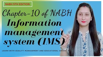 NABH 5TH EDITION- INFORMATION MANAGEMENT SYSTEM ॥CHAPTER 10 OF NABH 5TH EDITION-IMS॥MEDICAL RECORDS