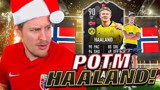 INSANE VALUE POTM 90 POTM HAALAND PLAYER REVIEW FIFA 21 Ultimate Team