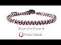 Create the Grape Vine Bracelet with Seed Beads by Fusion Beads