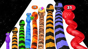 Snake Run Race vs Sandwich Runner - Math Games (NOOB vs PRO vs HACKER) Infinity Run 