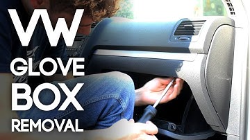 MK5 Volkswagen: How To Remove The Glove Box (Golf, Jetta, Passat, GTI, R32, Rabbit)