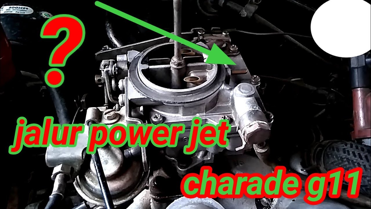 jalur selang power jet daihatau charade