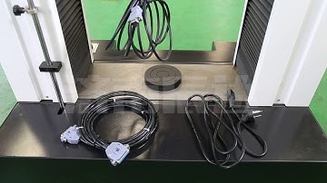 WDW 100 Electronic Universal Testing Machine Installation Tensile Testing Machine