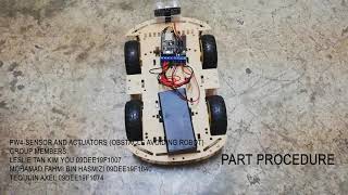 PW4 SENSOR AND ACTUATORS OBSTACLE AVOIDING ROBOT