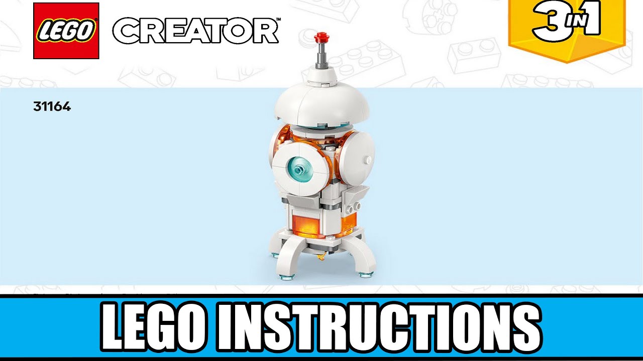 LEGO Instructions - Creator - 31164 - Space Robot - 3 in 1 (Book 3