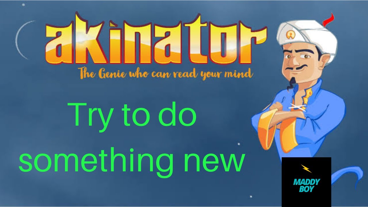 Playing Akinator : Latest Video : Maddy Boy 🔥 - YouTube