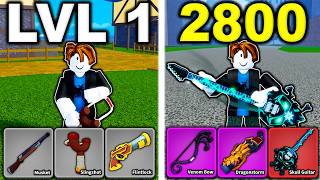 Noob To Max COLLECTING EVERY GUN In Blox Fruits