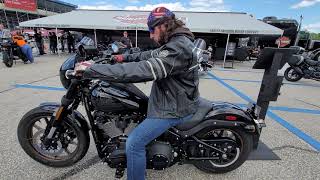 NEW HAMPSHIRE SPEEDWAY MOTORCYCLE SHOW DEMO RIDES ICE CREAM COFFEE CIGARS