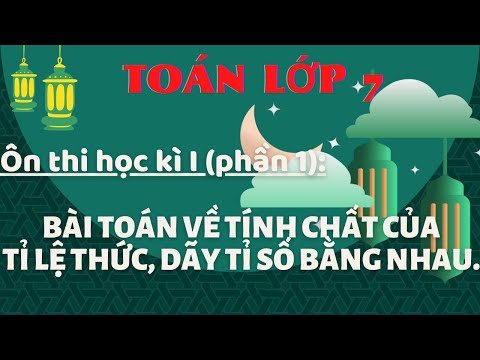 Video Toán 7 - Ôn thi học kì I (phần 1) - YouTube