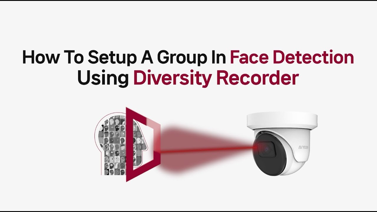 How To Setup A Group In Face Detection Using Diversity Recorder - YouTube