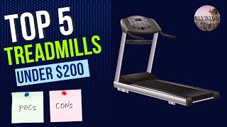 Top 5 Treadmills Under $200 || Affordable Treadmill You Can Buy In 2022 || AMZ Shopping Deals