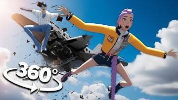 360° - KPOP Demon Hunters PLANE CRASH | VR 4K