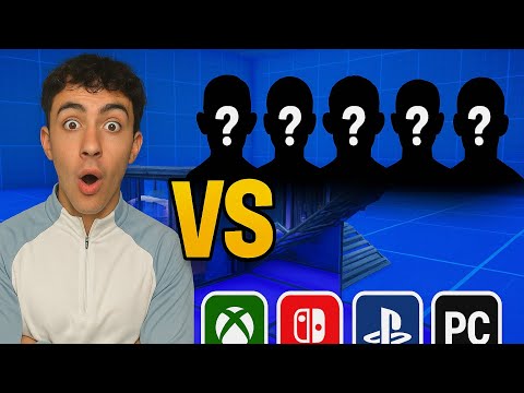 DESAFIE a JUGADORES de TODAS las PLATAFORMAS en 1VS1 😈 #fortnite #videojuegos