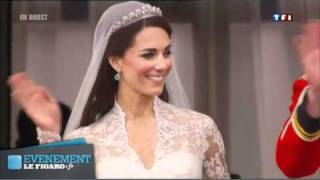 Mariage de Kate et William : le baiser devant la foule - Le Figaro