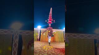 Ramu Marwadi signature step in bhavai dance 🔥😱 #ramumarwadiji #shorts