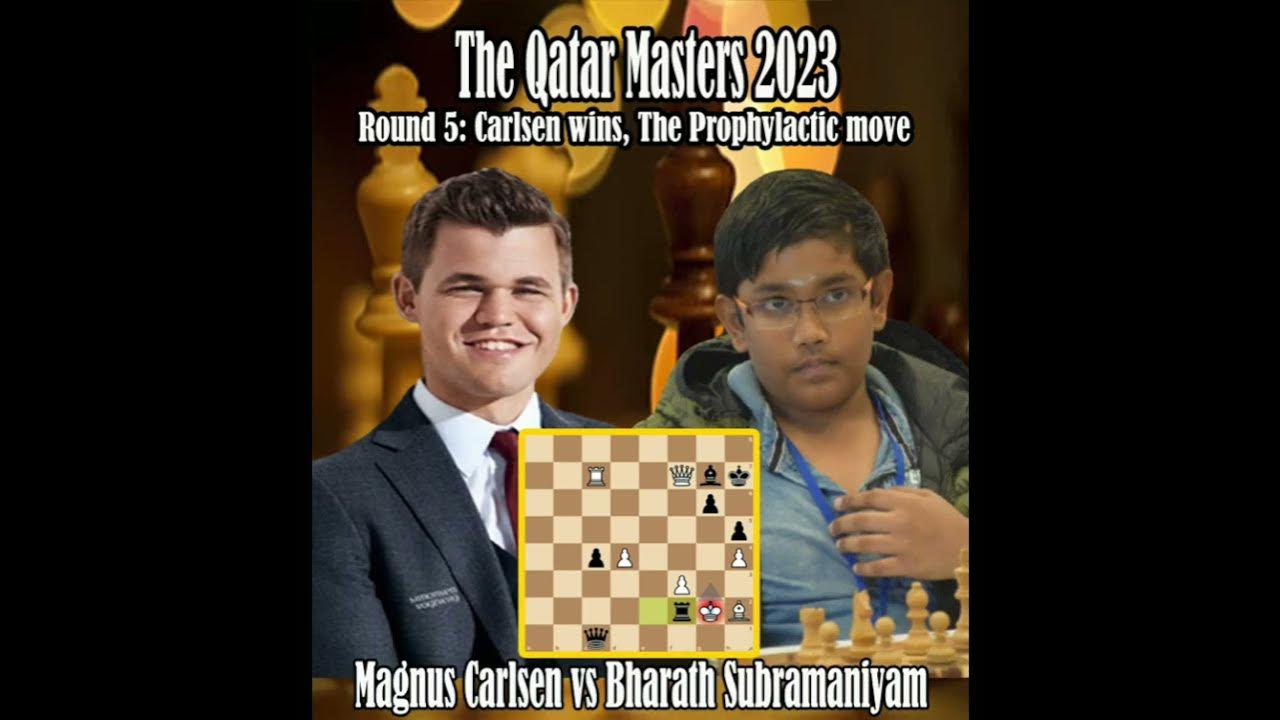 Magnus Carlsen buscando a LIDERANÇA? Qatar 2023 