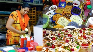 Hardworking Women Selling Fully Dry Fruits Loaded Falooda And Ice Cream | Indian Street Food