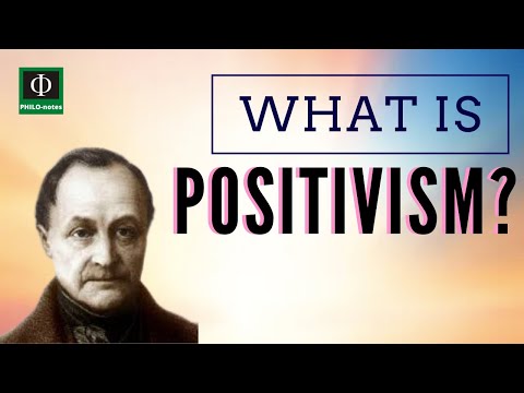 What is Positivism? (See link below for "What is Logical Positivism?")