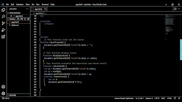 How to create a simple  calculator   Visual Studio Code