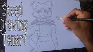 Drawing - Temari ( Naruto Shippuden ) Desenhando Temari.