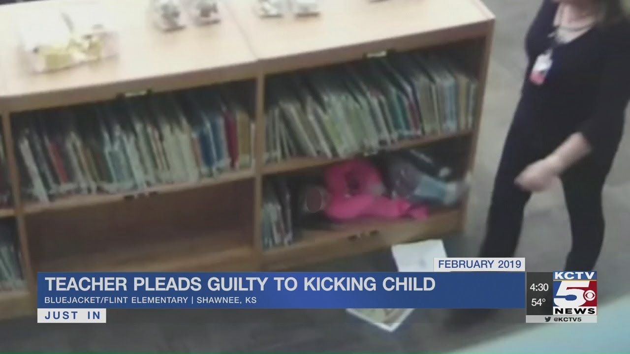 Former Shawnee teacher pleads guilty to kicking kindergartener