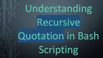 Understanding Recursive Quotation in Bash Scripting