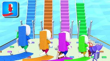 Bridge Race Gameplay (iOS & Android) Walkthrough Part 1