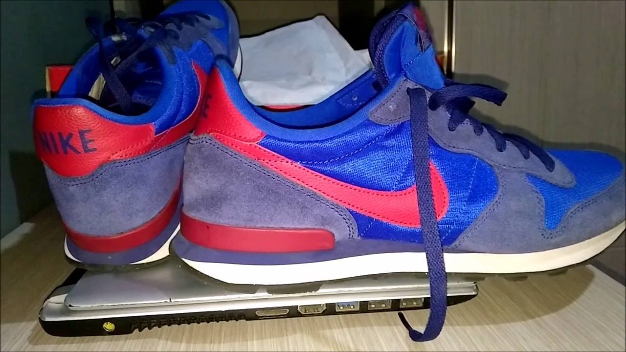 NIKE INTERNATIONALIST UNBOXING AND REVIEW - BLUE AND RED COLOR - YouTube