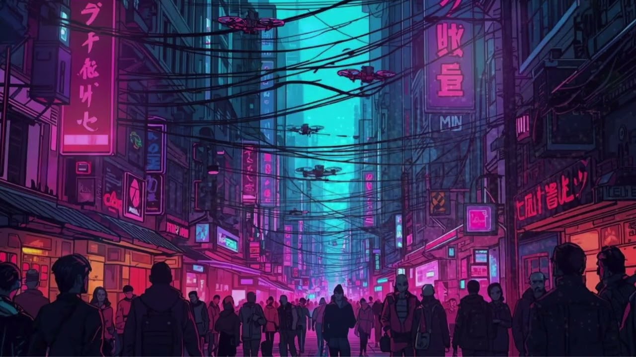 Walking Through the City After Midnight | Soft Ambient Music (1 Hour)