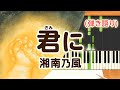 新曲!歌詞付き!  みんなのうた『君に』/湘南乃風【ピアノ弾き語り(伴奏)】