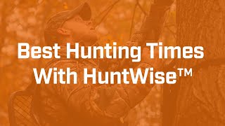 Find The Best Hunting Times Using HuntWise screenshot 4