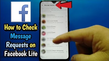 How to Check Message Requests on Facebook Lite
