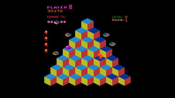 Q*bert [Arcade Longplay] (1982) Gottlieb