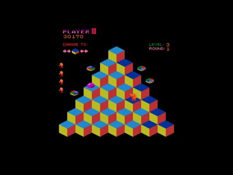 Q*bert [Arcade Longplay] (1982) Gottlieb