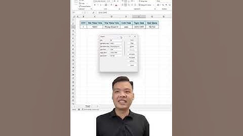 Tạo bảng nhập liệu nhanh trong excel #excel #Hocexcel #Tinhocvanphong #xemngaymeohay