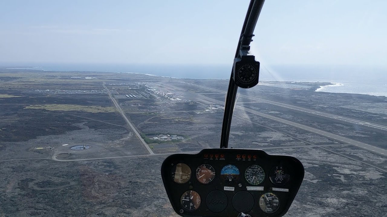 Kona Airport (PHKO) Helicopter Approach