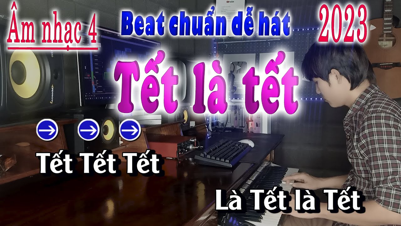 ⁣Tết Là Tết - Karaoke Âm Nhạc Lớp 4 Kết Nối Tri Thức 2023 | Music Teacher