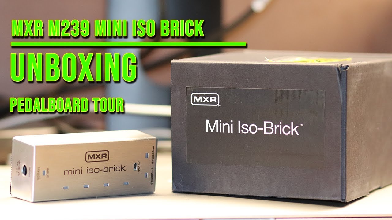 MXR M239 MINI ISO-BRICK Review and quick pedalboard tour.