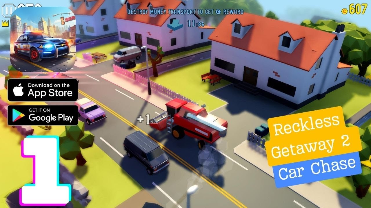 Reckless Getaway 2: Car Chase Gameplay Walkthrough - Part 1 (iOS ...