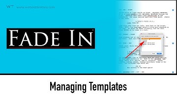 How to Create and Use Templates in FADE IN