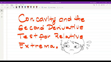 [Math 21] Disc 2.6 Concavity and the Second Derivative Test (Part 1 of 5)