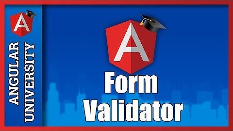 💥 Angular Form Validator: How do Template Driven Forms Work Under The Hood ?